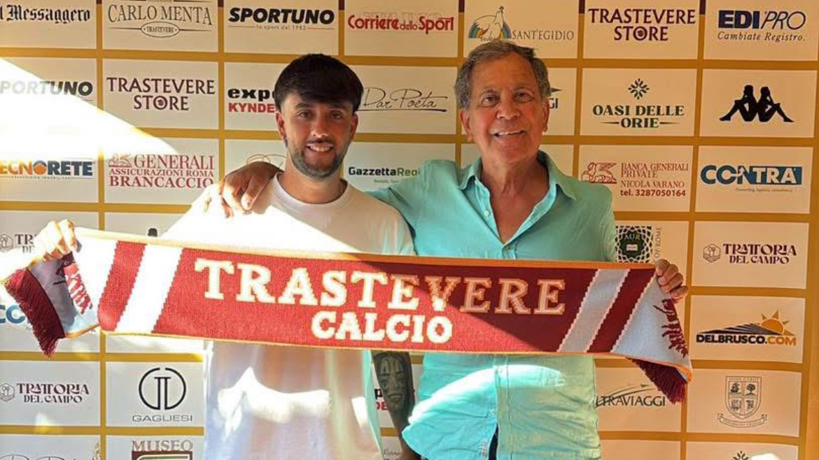 Il Trastevere annuncia il centrocampista offensivo classe 2004 Fabrizio Lilli