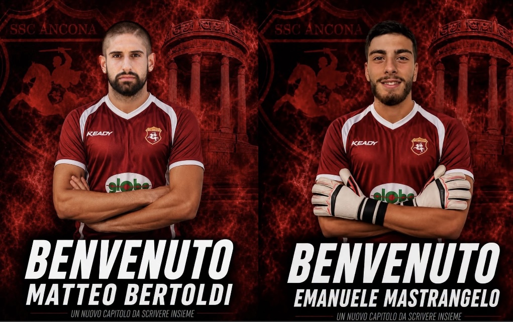 Bertoldi e Mastrangelo sono due nuovi giocatori dell’Ancona