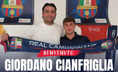 Colpo in attacco per il Real Campagnano: tesserato il classe 2008 Giordano  Cianfriglia