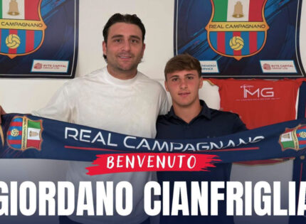 Colpo in attacco per il Real Campagnano: tesserato il classe 2008 Giordano Cianfriglia