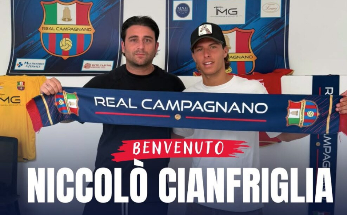 Il Real Campagnano annuncia il terzino sinistro classe 2007 Niccoló Cianfriglia