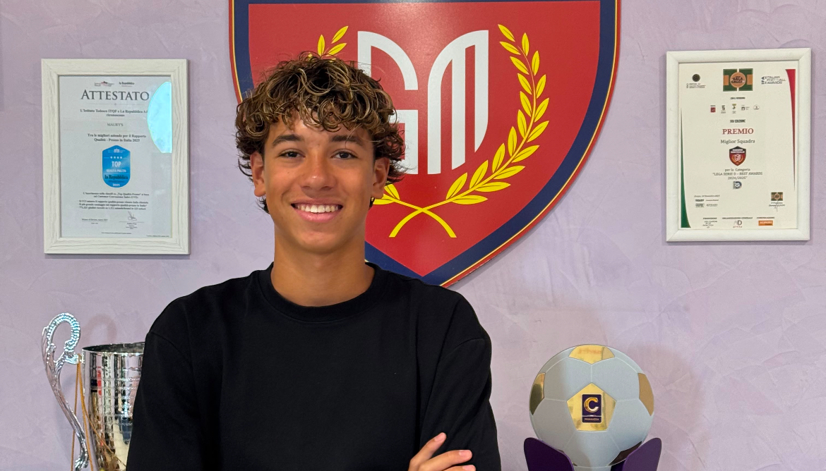 Guidonia Montecelio, primo contratto da professionista per il centrocampista Aron Ferrari