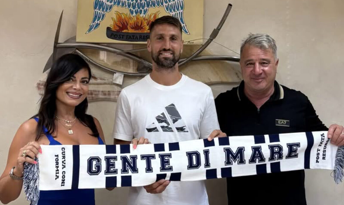 Cittá di Formia, colpo bomber Gomez: ufficiale il ritorno dell’attaccante argentino