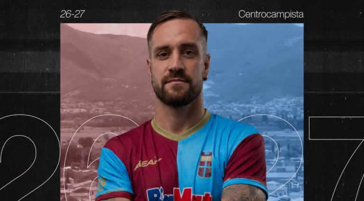 Vittorio Attili torna nel Lazio, il classe 1995 è nuovamente un calciatore del Rieti