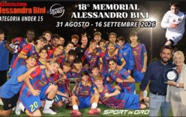 Dal 31 agosto al 16 settembre torna il Memorial Alessandro Bini con la 18° Edizione, la kermesse riservata alla categoria Under 15 vedrà come polo principale l’Atletico Torrenova