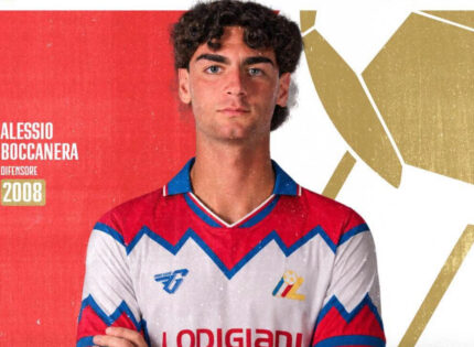 Il difensore classe 2008 Alessio Boccanera torna alla Lodigiani