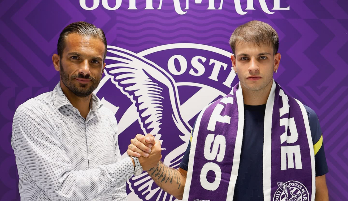 Ostiamare, dal Cittadella ufficiale il centrocampista Federico Casolari