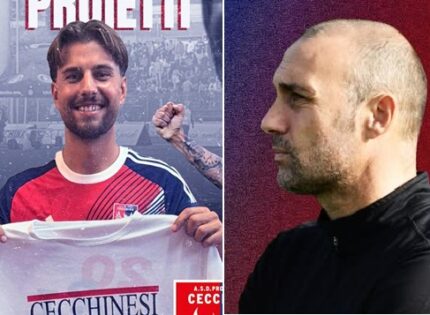 Pro Calcio Cecchina, panchina affidata a Stefano Gioacchini. Per il centrocampo ufficiale Cristiano Proietti