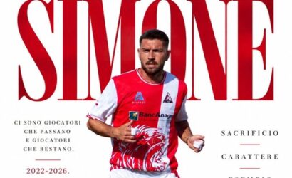 Si sono separate le strade di Simone Abbondanza e il Città di Anagni, dopo 4 anni l’esperto centrocampista saluta il club biancorosso