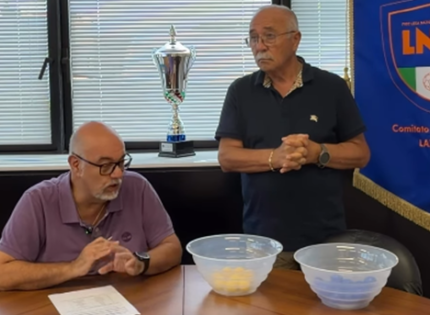 Coppa Italia Eccellenza, sorteggiato ieri l’ordine di svolgimento dei Sedicesimi: andata il 23 settembre e il ritorno il 7 ottobre