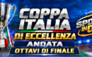 Coppa Italia di Eccellenza, oggi in programma le gare di andata degli Ottavi di Finale